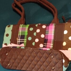 Colorful Patchwork Tote Bag